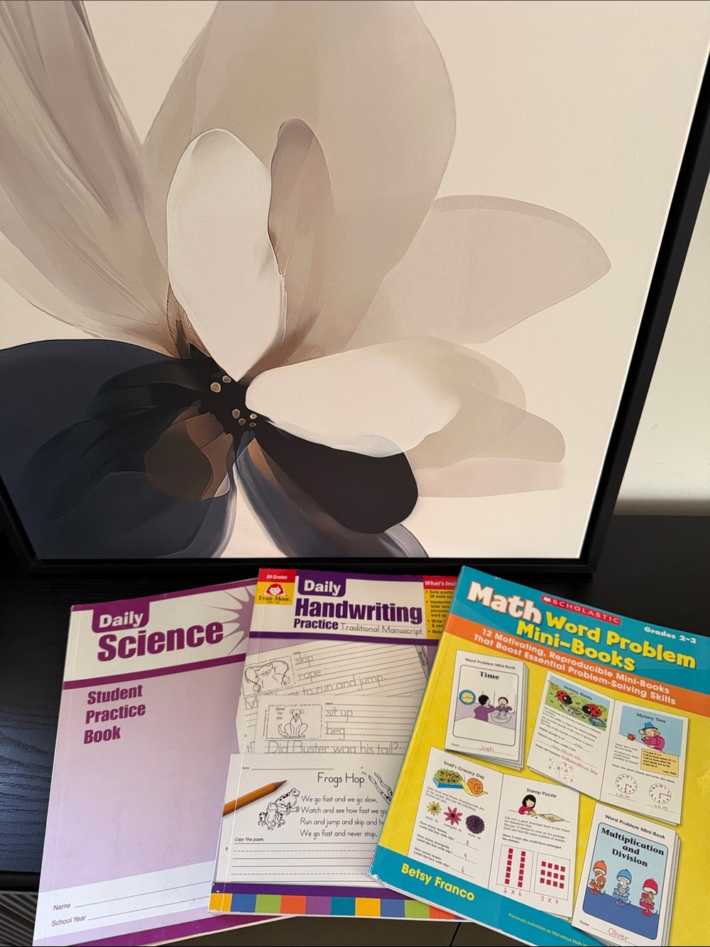 Daily Handwriting Practice, Daily Science, and Math Word Problem Mini-Books